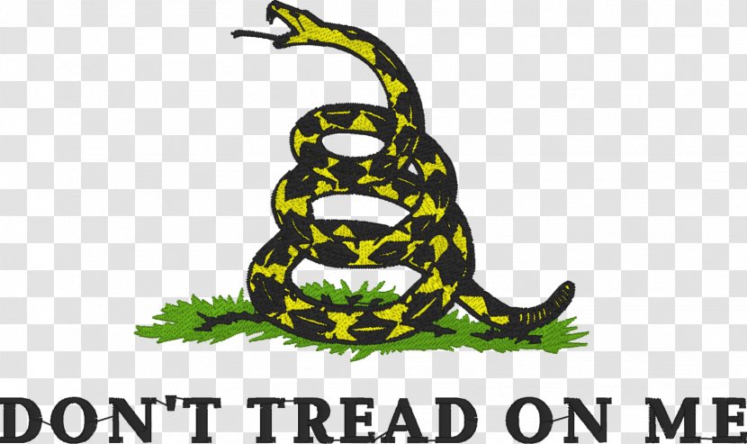 Gadsden Flag United States American Revolutionary War - Fauna - Dont Tread On Me Transparent PNG