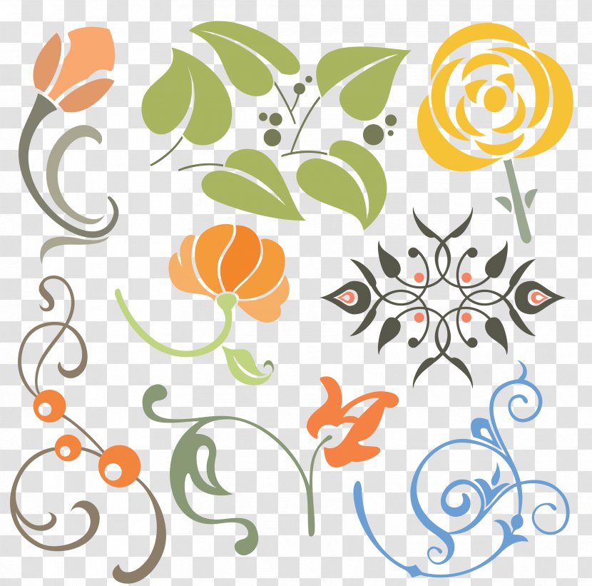 Floral Design Drawing Pattern - Branch - Flower Transparent PNG