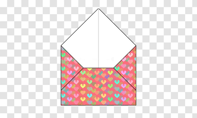 Origami Triangle Envelope Area Pattern Transparent PNG