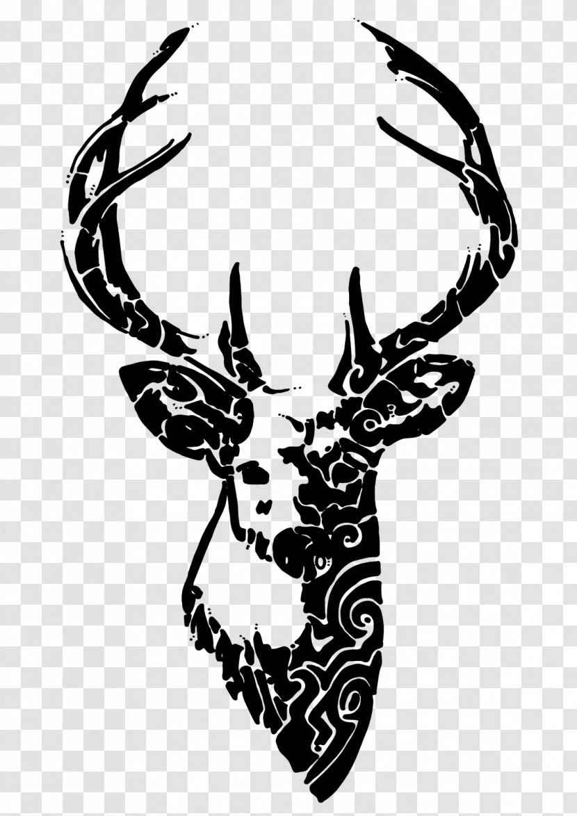 Deer Bacup Cricket Club Paper Sticker Decal - Advertising - Head Transparent PNG