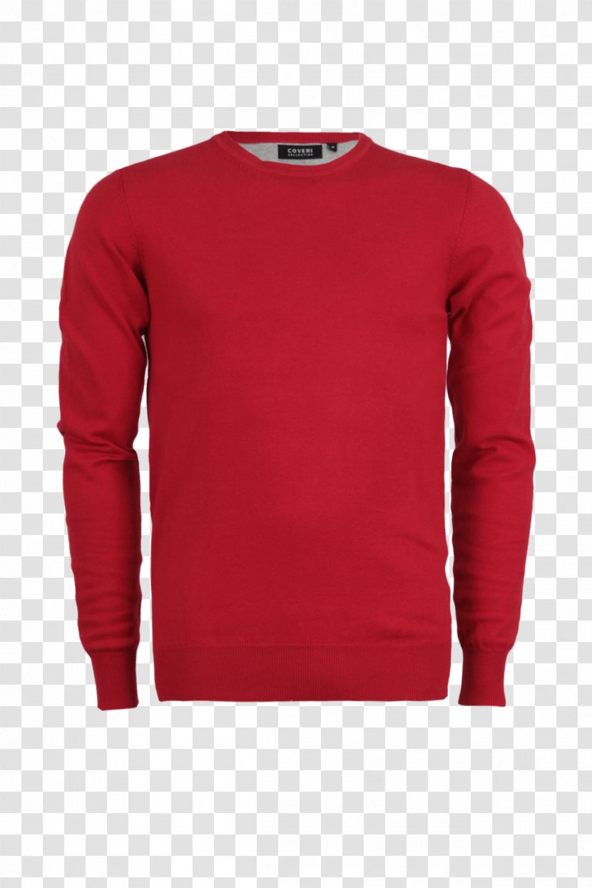 Sleeve Shoulder RED.M - Long Sleeved T Shirt - Colore Rosso Transparent PNG