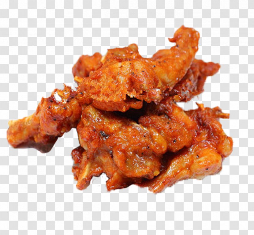Fried Chicken Buffalo Wing Barbecue - Dish - Orleans Transparent PNG