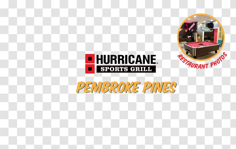 Pembroke Pines Logo Brand - Hurricane Grill Wings Transparent PNG