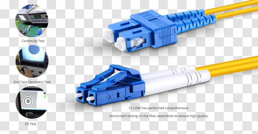 Network Cables Electrical Connector Single-mode Optical Fiber Cable - Multimode - Optic Clipart Transparent PNG