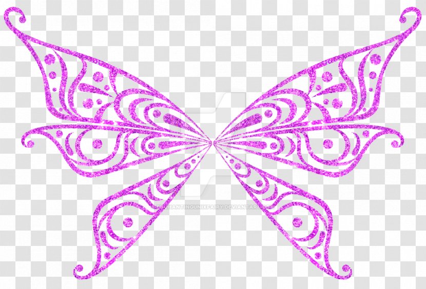 Butterflix Monarch Butterfly Tecna Winx Club - Wing - Season 7 Clip ArtSimple Wings Trace Transparent PNG