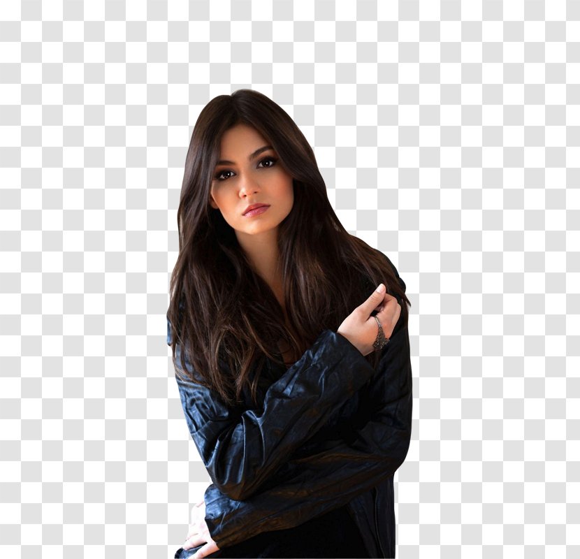 Victoria Justice Victorious Brown Hair Actor Model - Watercolor Transparent PNG