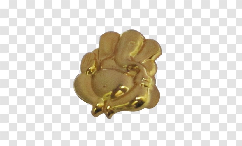 Gold 01504 Metal - Ganesha Transparent PNG