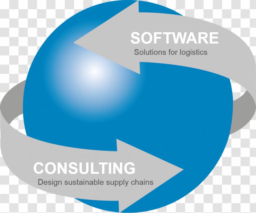Logistics Computer Software Industry Logo Supply Chain Management - Consulting Transparent PNG