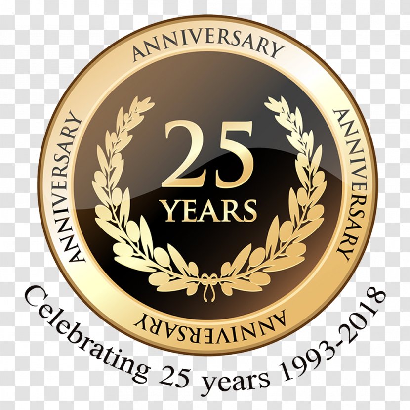 25th Year Anniversary Celebration Wedding 1 Transparent Png
