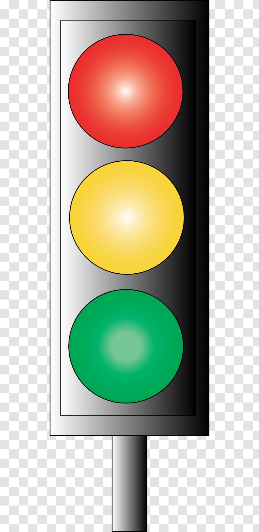 Traffic Light Sign Cone Clip Art - Cliparts Transparent PNG