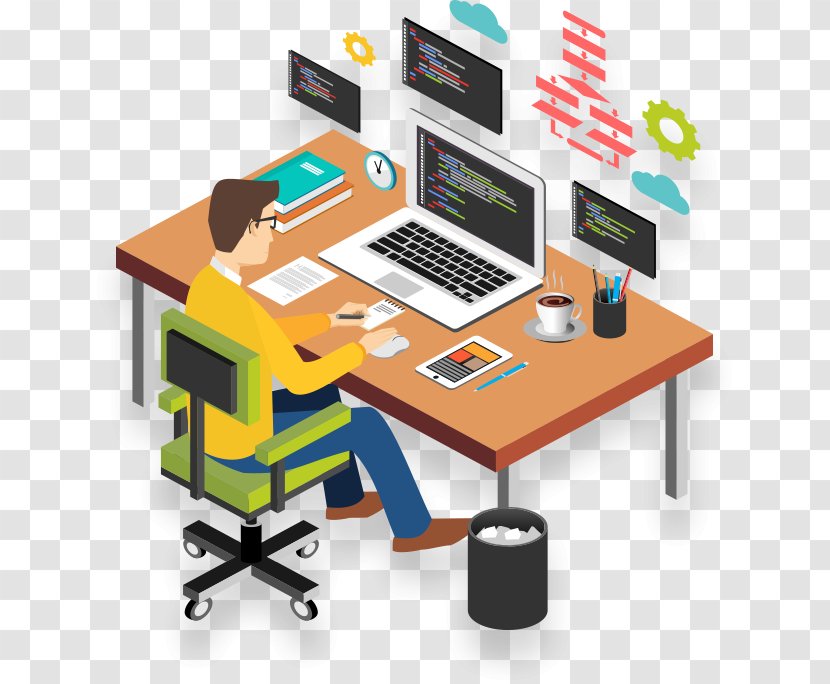 Computer Desk Laptop Business - Information Technology - Training Courses Transparent PNG