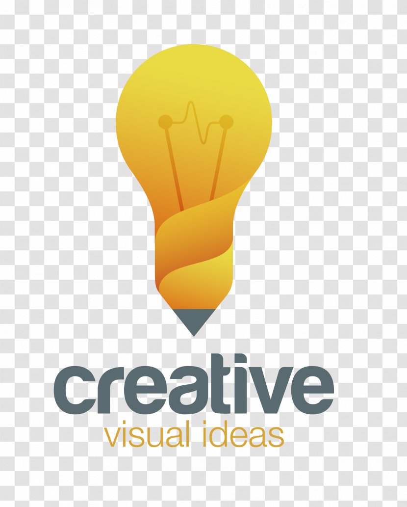 Logo Creativity Idea - Vector Cartoon Light Bulb Material Transparent PNG