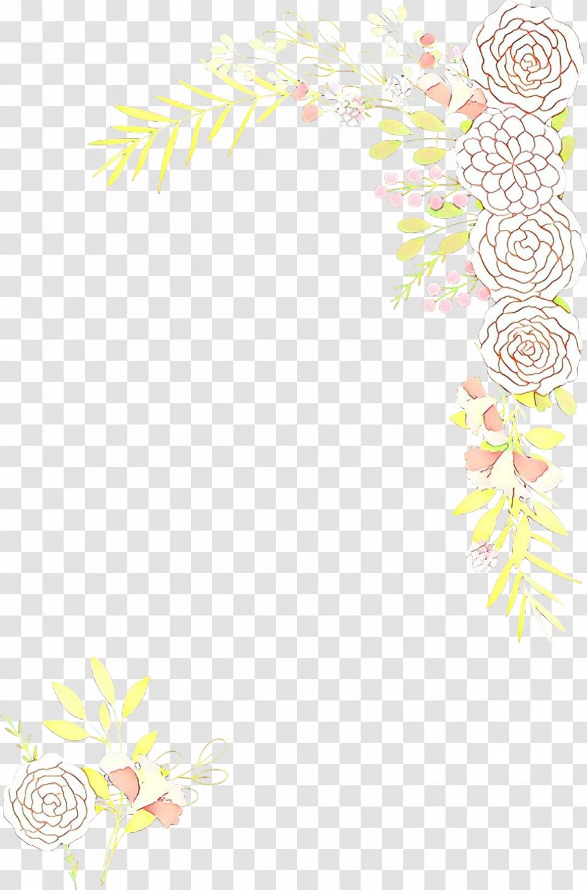 Floral Leaf - Design - Pedicel Plants Transparent PNG