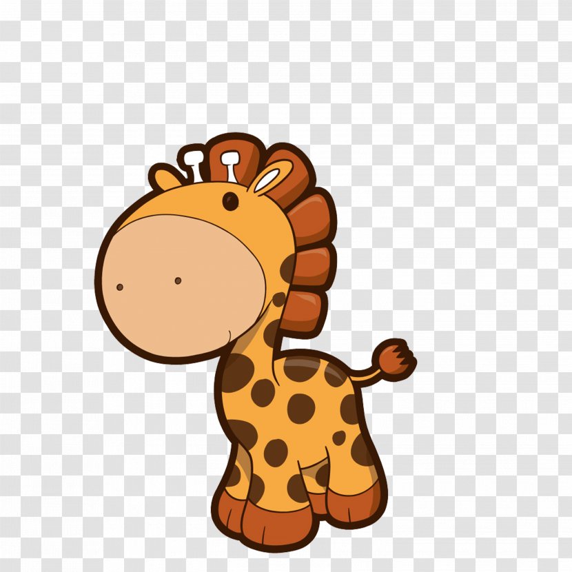 Giraffe Cartoon Infant Clip Art Transparent PNG