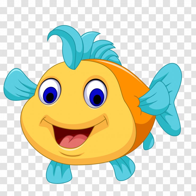 Cartoon Fish Royalty-free Illustration - Photography - Cute Vector Transparent PNG