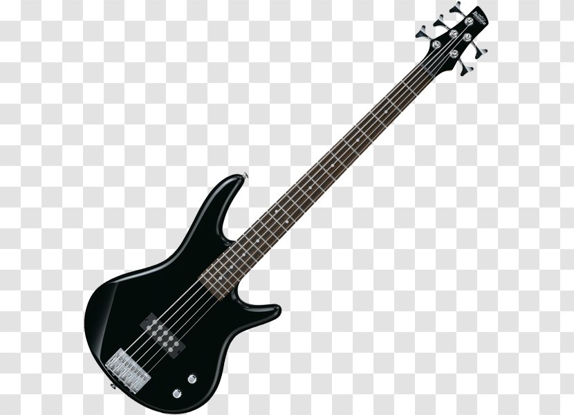 Ibanez Bass Guitar Double Electric - Silhouette Transparent PNG