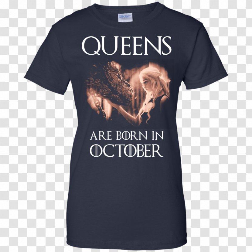 T-shirt Hoodie Daenerys Targaryen Sleeve - Brand Transparent PNG