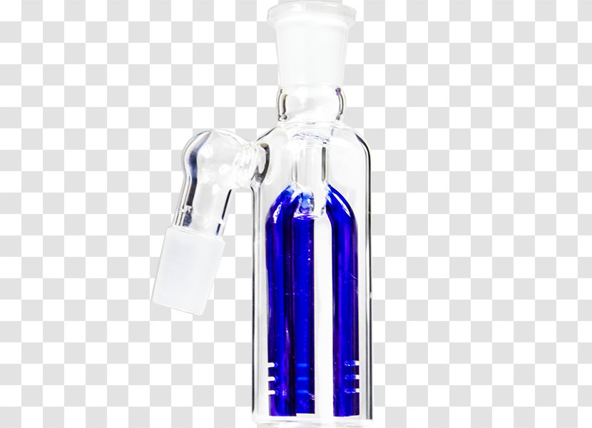 Glass Bottle Herb Grinder Blue - Silhouette Transparent PNG