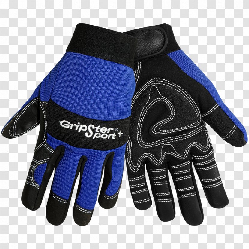 Lacrosse Glove Cycling Cobalt Blue - Protective Gear In Sports - Safety Vest Transparent PNG