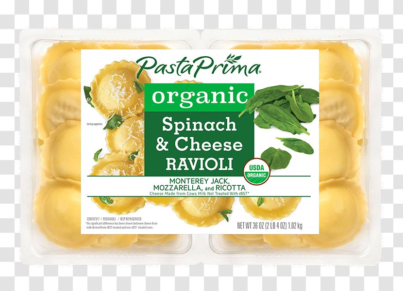 Ravioli Pasta Lasagne Goat Cheese Cream - Spinach Transparent PNG