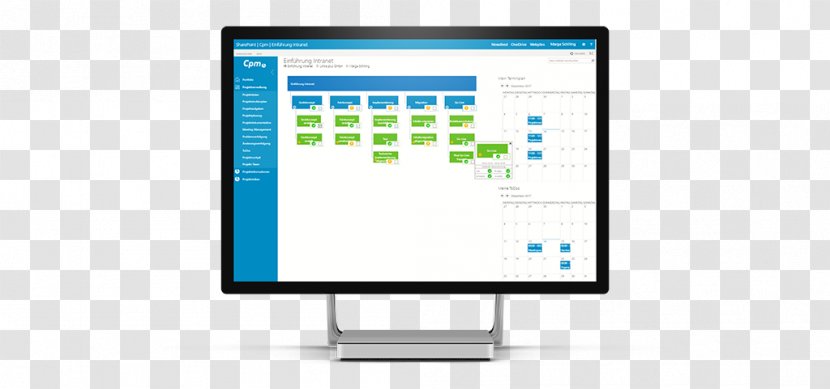 Computer Program Monitors SharePoint Organization Project Management - Multimedia - Pro【 Monitor Transparent PNG