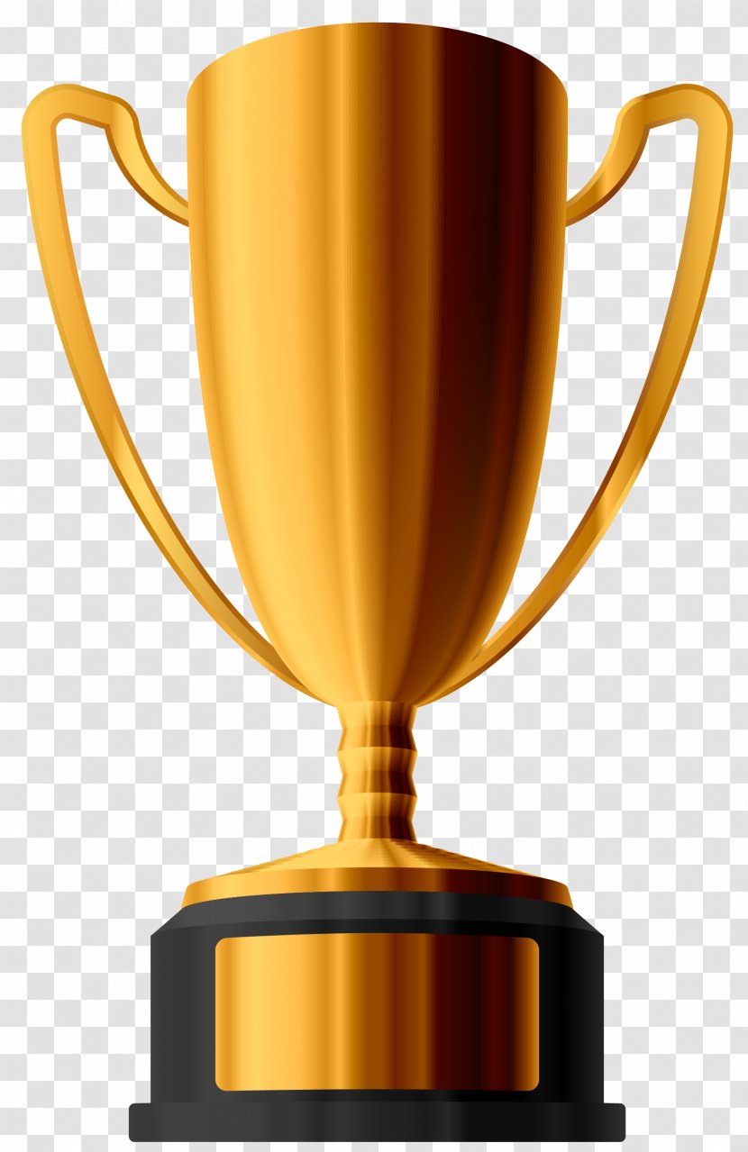Trophy Award Clip Art - Cup - Golden Transparent PNG