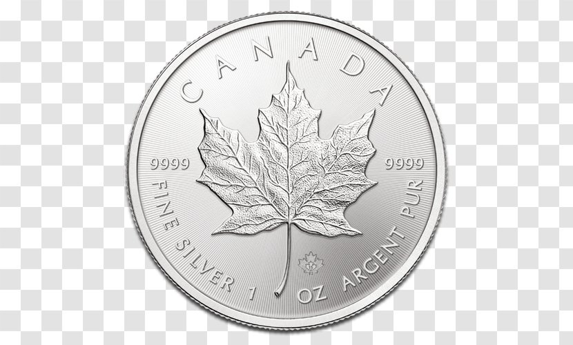 Canada Canadian Gold Maple Leaf Coin Silver Transparent PNG