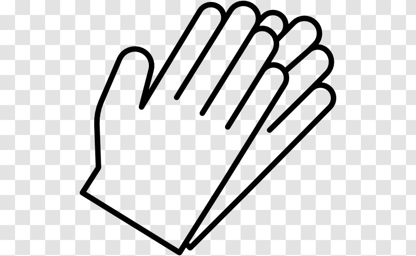 Clothing Accessories Glove - Line Art - Hand Transparent PNG