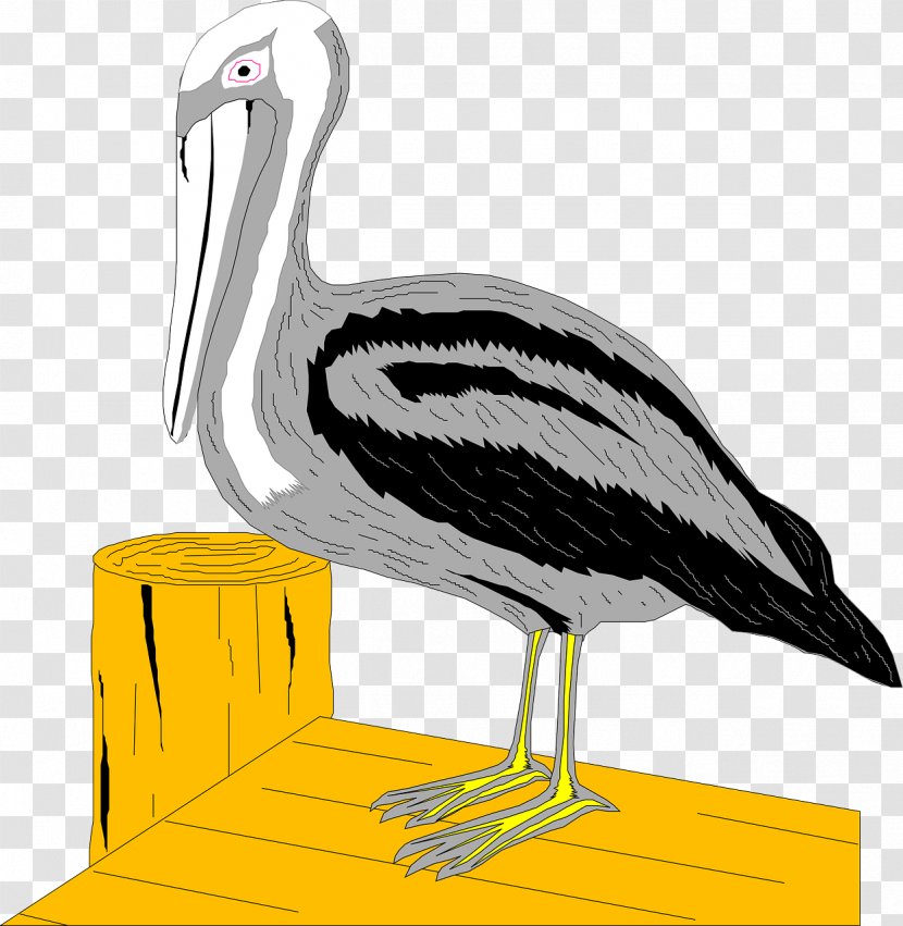 Pelican Clip Art - Stock Photography - Stakes On Red-crowned Crane Transparent PNG