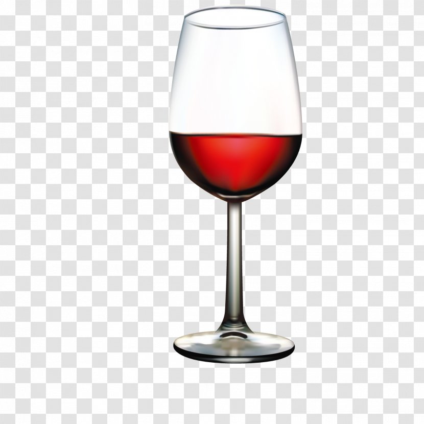 Red Wine Champagne Glass - Drink - Goblet Transparent PNG
