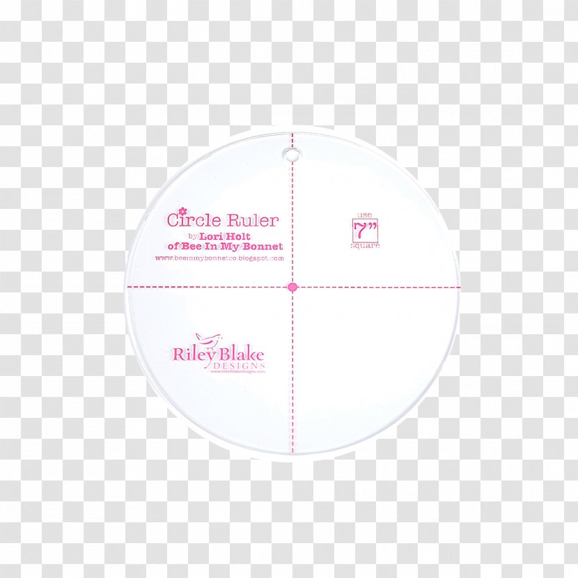 Textile Ruler Sewing Quilting Pattern - Circle Transparent PNG