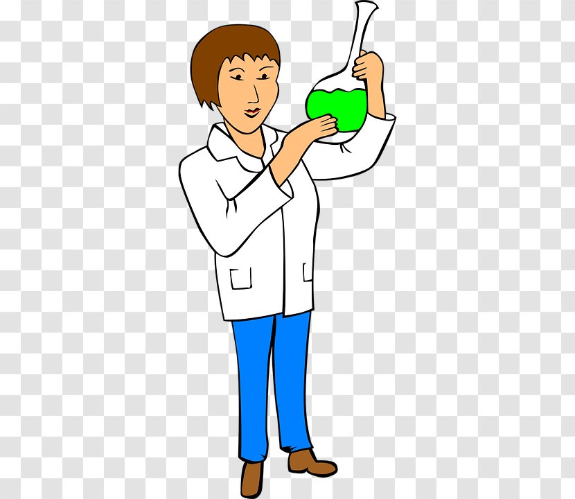 Chemistry Scientist Clip Art - Test Tubes - Femalescientist Transparent PNG