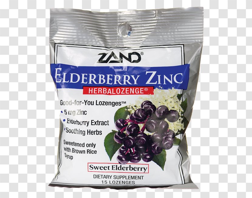 Elderberry Extract Zinc Gluconate Throat Lozenge - Sweetness - Elderberries Transparent PNG