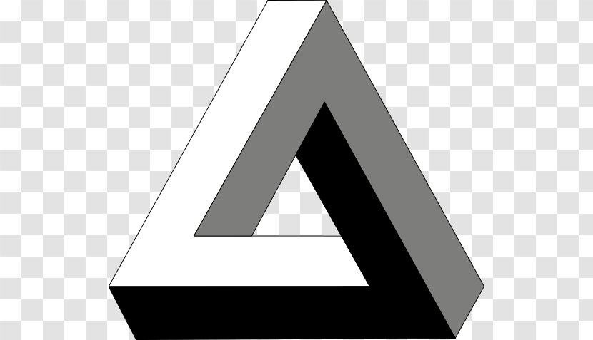 Penrose Triangle - Black Transparent PNG