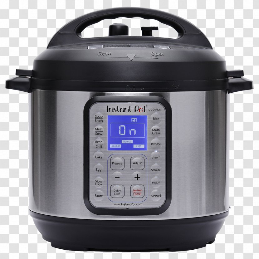 Instant Pot Duo Plus 9-in-1 Pressure Cooking Slow Cookers Multicooker - Food - Walmart Rice Cooker Transparent PNG