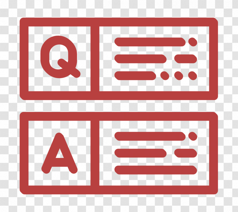 QA Icon Online Learning Icon Transparent PNG