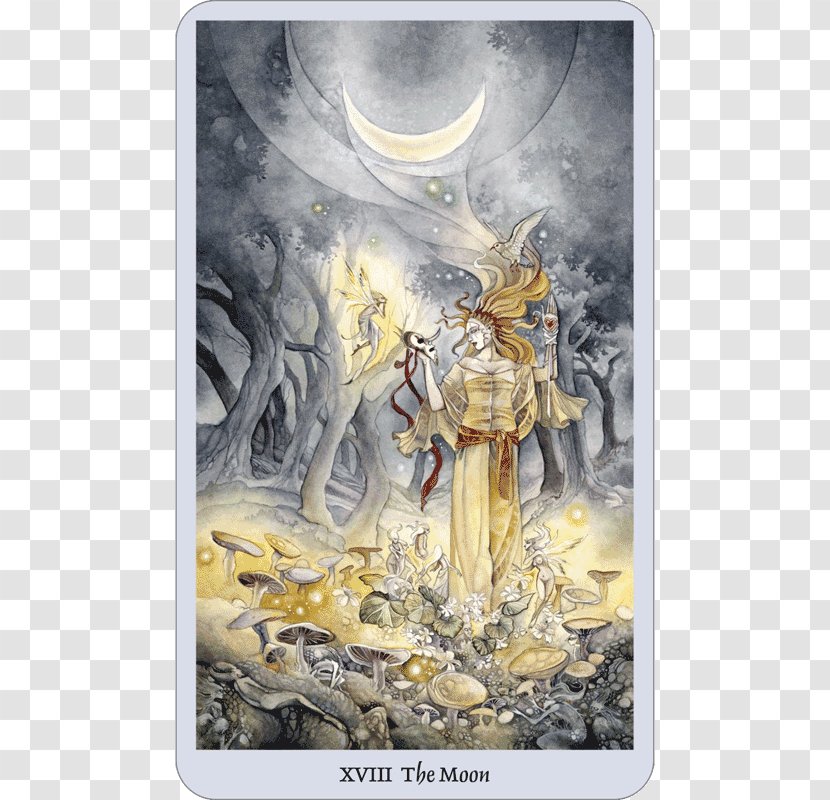 Shadowscapes Tarot The Moon Fantasy - Magic - Design Is Exquisite Transparent PNG