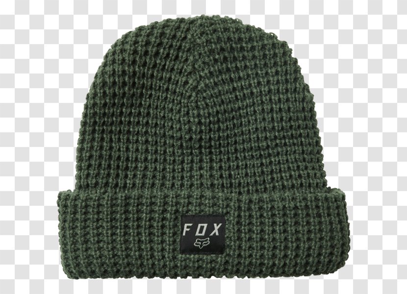 Beanie Knit Cap Fox Racing Hat - Exhausted Cyclist Transparent PNG