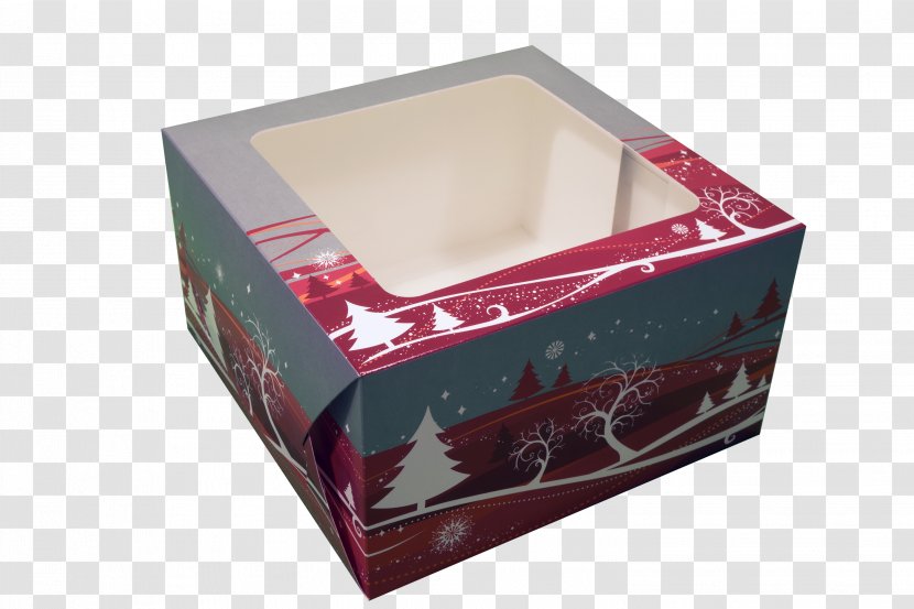 Box Cupcake Christmas - Carton Transparent PNG