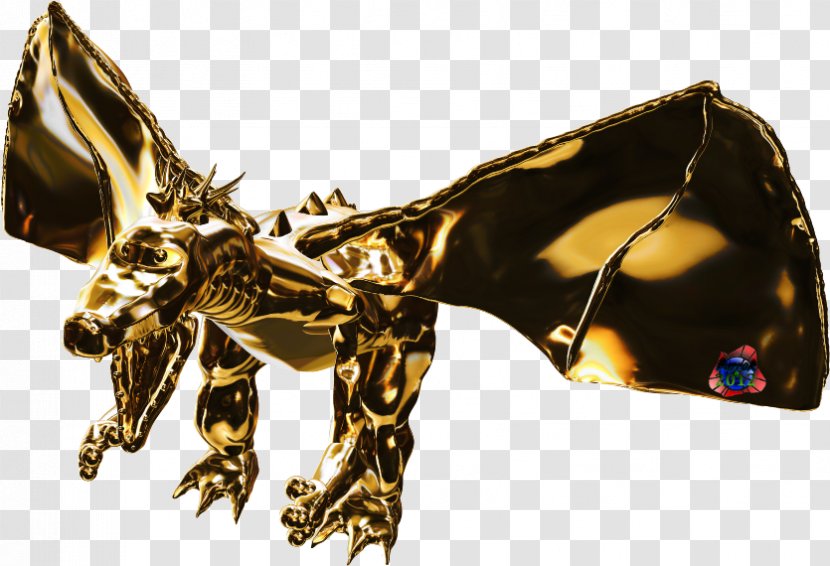 Legendary Creature - Golden Dragon Transparent PNG