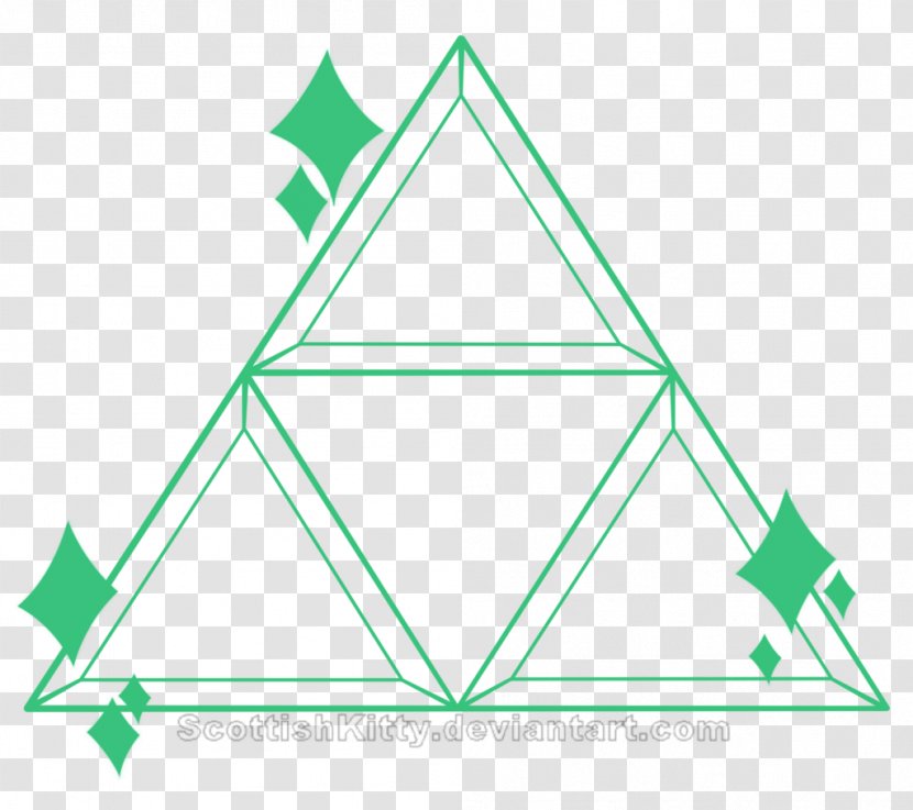 Triforce Triangle Universe Of The Legend Zelda - Cartoon Transparent PNG