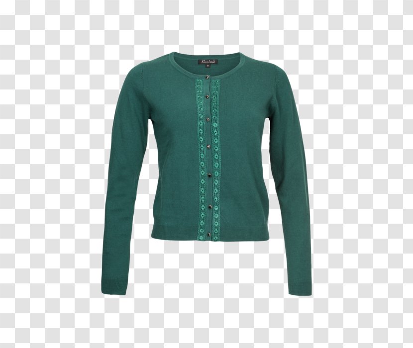 Cardigan Sleeve Turquoise - Green Peacock Transparent PNG