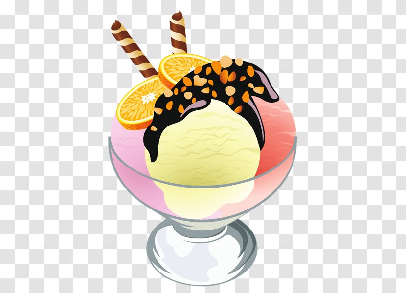 Sundae Chocolate Ice Cream Cones Cupcake - Cake - Cliparts Transparent Transparent PNG