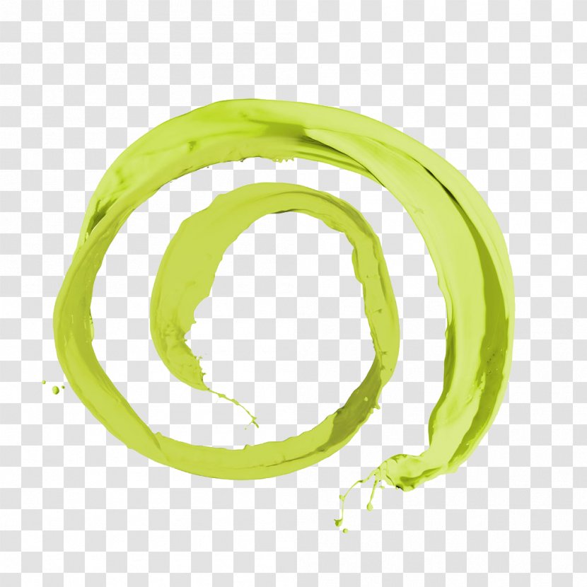 Green Pigment - Yellow - Swirls Transparent PNG
