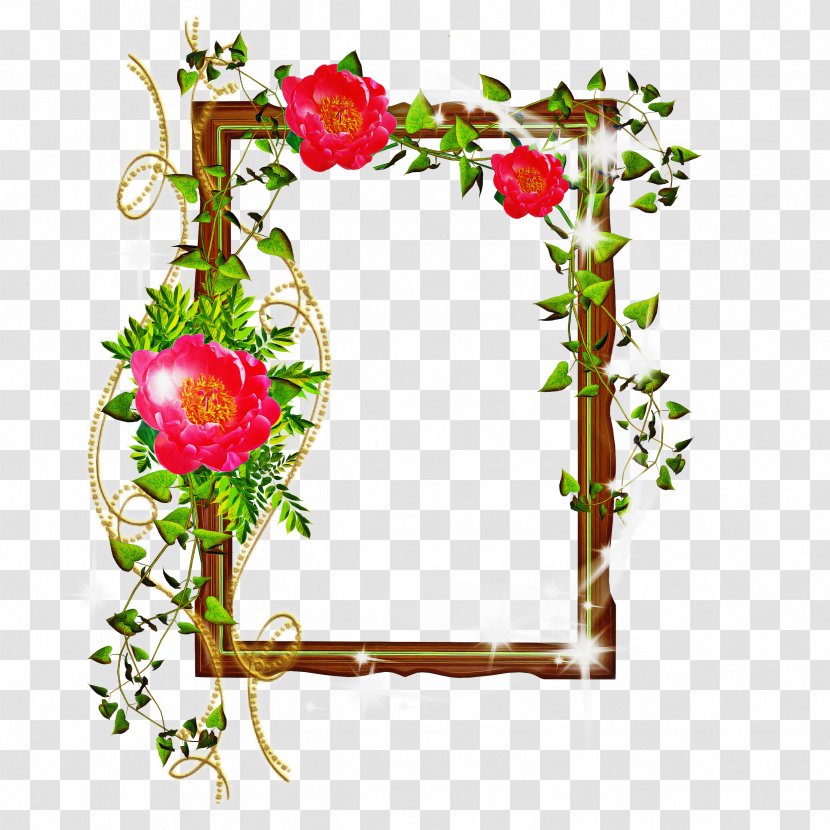 Creative Background Frame - Rose Order - Floristry Transparent PNG