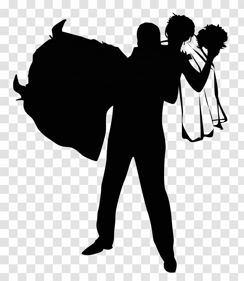 Wedding Invitation Silhouette Illustration - Photography - Character Transparent PNG