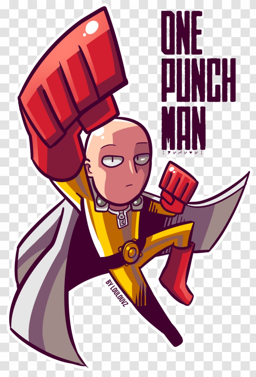 T-shirt One Punch Man Saitama - Heart - Transparent Transparent PNG