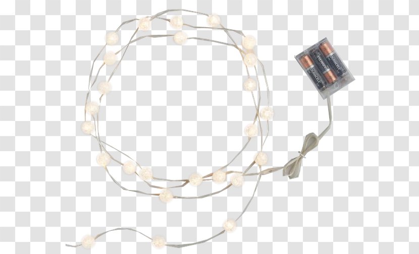 Jewellery Product Design - Fashion Accessory - String Lights Battery Operated Transparent PNG