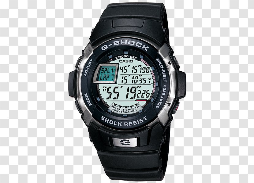 G-Shock Shock-resistant Watch Casio Illuminator - Solarpowered Transparent PNG