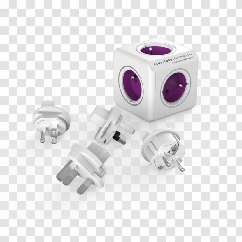 AC Power Plugs And Sockets PowerCube Electrical Cable Fuse Ethernet Hub - Cufflink - Ac Transparent PNG